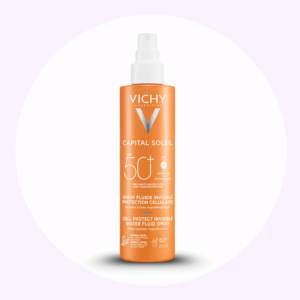 Vichy Capital Soleil Invisible Hydrating Mist SPF 50 – Lightweight body & face spray sunscreen (200 ml)