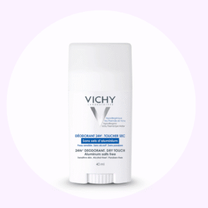 Vichy 24-Hour Aluminum Salts-Free Deo Stick – Clear, residue-free (40 ml)